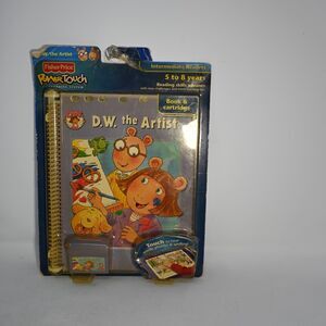 NEW Fisher Price PowerTouch D.W. The Artist Book Cartridge Arthur NOS